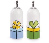 Egan paf89t/3 set da olio e aceto, porcellana, multicolore, unica, 2 unità