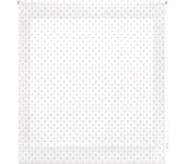 Estor enrollable premium - estor enrollable tamaño 150x180 - estor premium color blanco con motas rosas | blindecor
