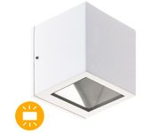 Aplique cavalum ip54 1xg9 l.9xan.9xal.9,5cm aluminio cristal blanco