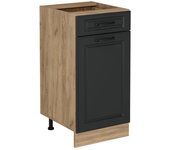 Vicco mueble bajo de cocina r-line, antracita casa de campo, 40 cm sin encimera