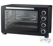 Horno eléctrico de sobremesa 30 litros, convección y rustipollo, 1500w, temporizador, 38x28x21 cm