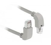 Delock cable de red rj45 cat.6a s / ftp acodado 1m