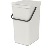 Cubo reciclaje sort & go' gris claro marca brabantia