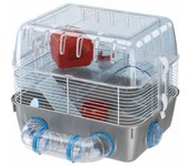 Ferplast jaula de hamster combi 1 fun gris 40,5x29,5x32,5 cm 57926499