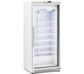 Congelador - 580 l - royal catering - puerta de vidrio - negro - refrigerante r290