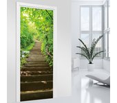 Vinilo adhesivo para puerta - escaleras
