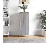 Aparador | aparador de comedor | armario de cocina madera de ingeniería gris sonoma 34,5x34x90 cm cfw73161