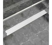 Desagüe de ducha lineal 1030x140 mm acero inoxidable