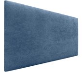 Dhome cabecero de tela aqualine liso cabeceros cabezal tapizado cama lujo (tela azul, 110cm (camas 80/90/105))
