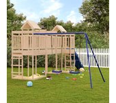 Maison exclusive - parque infantil de exterior madera maciza de pino