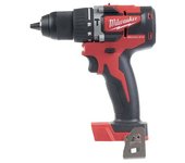 Milwaukee taladro 18v.1 bateria 4.0ah+1 bateria 2.0ah+cargador+box percutor s/escobillas m18blprc-422c