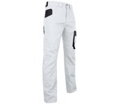 Pantalón delantero 300gr sin bolsillos en las rodillas lma blanco / gris medianoche - t.46 - 1474 t46
