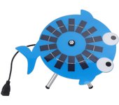 Panel de carga solar de 20 w, portátil, ligero, con apariencia de ballena, de silicio monocristalino para el hogar, el patio y e