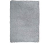 Alfombra de pelo largo navarra gris plateado 240x340 cm