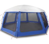 Carpa para piscina con desmontables y paredes azul 690x690 cm