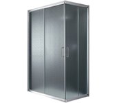Box mampara de ducha rectangular 80x100 h198 impreso c 6mm mod. alabama