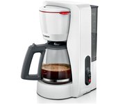 Cafetera de filtro - bosch - tka2m111 mymoment - blanca - capacidad 1,25l - jarra de cristal - sistema antigoteo