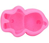 Diseño antiadherente de silicona fácil de desmoldar buena dureza silicona animal para hacer tartas fondant chocolate muffin