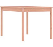 Mesa de jardín madera maciza abeto de douglas 121x82,5x76 cm
