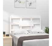 Cabecero blanco 105,5x4x100 cm madera maciza de pino