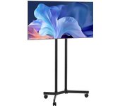 Vevor soporte móvil para tv, para televisores led/lcd/oled 32 a 65 pulgadas, hasta 40 kg, carro para tv con ruedas, para sala estar, oficina, exterior