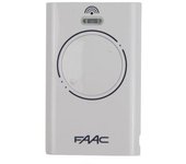 Faac remote control 2 channels xt2 868mhz white rolling code transmitter slh lr - 787009