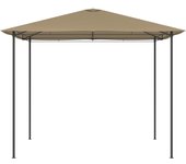Cenador gris taupé 3x3x2,6 m 160 g/m2
