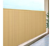 Canisse de pvc, pantalla de jardín, piscinas, valla de pvc resistente a los rayos uv, bambú 90 x 600cm