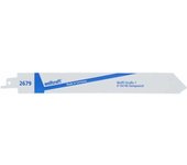 Wolfcraft 2679000 - hojas de sierra de sable bim dentado variado / perfiles metalicos tubos chapas 200 mm