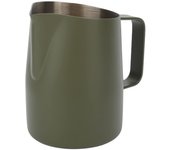 Jarra para espumar leche, jarra grande de acero inoxidable para espumar leche