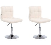 Set de 2 taburetes lounger palma v2 crema
