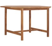 Vidaxl mesa de comedor de jardín madera maciza de teca 110x110x75 cm