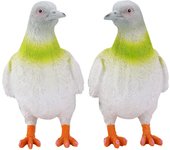 Adornos de pájaros de simulación realistas para decoración de jardín, esculturas artesanales para paisajismo de jardines y villas