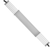 Succebuy plataforma trabajo telescópica de aluminio, 6-9 pies, capacidad de 500 lb, tablero de andamio de 12,5 pulgadas de ancho, accesorio, aluminio
