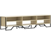 Mueble tv | mueble de salón madera de ingeniería roble sonoma 180x34x41 cm cfw47602