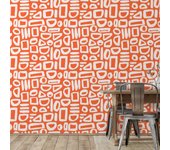 Papel pintado contornos