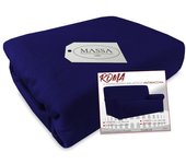 Funda de sofá elástica universal roma resistente a las manchas dark blue 4 plazas de cm. de 180 a 270
