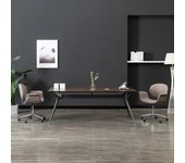 Silla de oficina giratoria tela topo