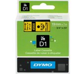 Dymo d1 estándar - negro sobre blanco - 19 mm