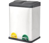 Cubo de basura acero inoxidable 36 l