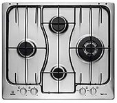Placa de gas electrolux rgg 6243 lox de acero inoxidable empotrada con 4 quemadores