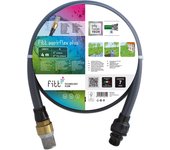 Fitt aspirflex plus 4 m - manguera para aspiración del agua, para conexión a bombas, con filtro de latón, gris