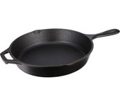 Sartén de hierro fundido lodge wildlife series-26,04 cm con escena de ciervo, 26,04 cm, color: negro