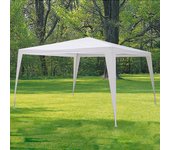 Pergola desmontable blanca, 3x3 metros