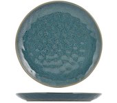 4 platos de gres mykonos blue fruit 22 h&h