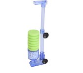 Bomba de aire con filtro para acuario, bomba de oxígeno bioquímico con esponja para suministros para mini peceras (xy-2881 (verde))