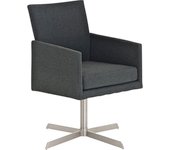 Tela para sillón cúbico gris oscuro