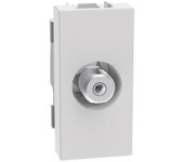 Toma coaxial tipo f sat bticino matixgo 1 módulo blanco jw4202f