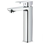 Grifo de lavabo monomando che alto acabado cromo brillo fabricado en latón