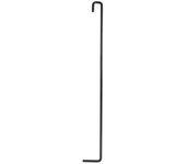 Atizador de hierro forjado para chimeneas 55 cm. atizador troncos, atizador chimenea, atizador carbon, atizador lumbre